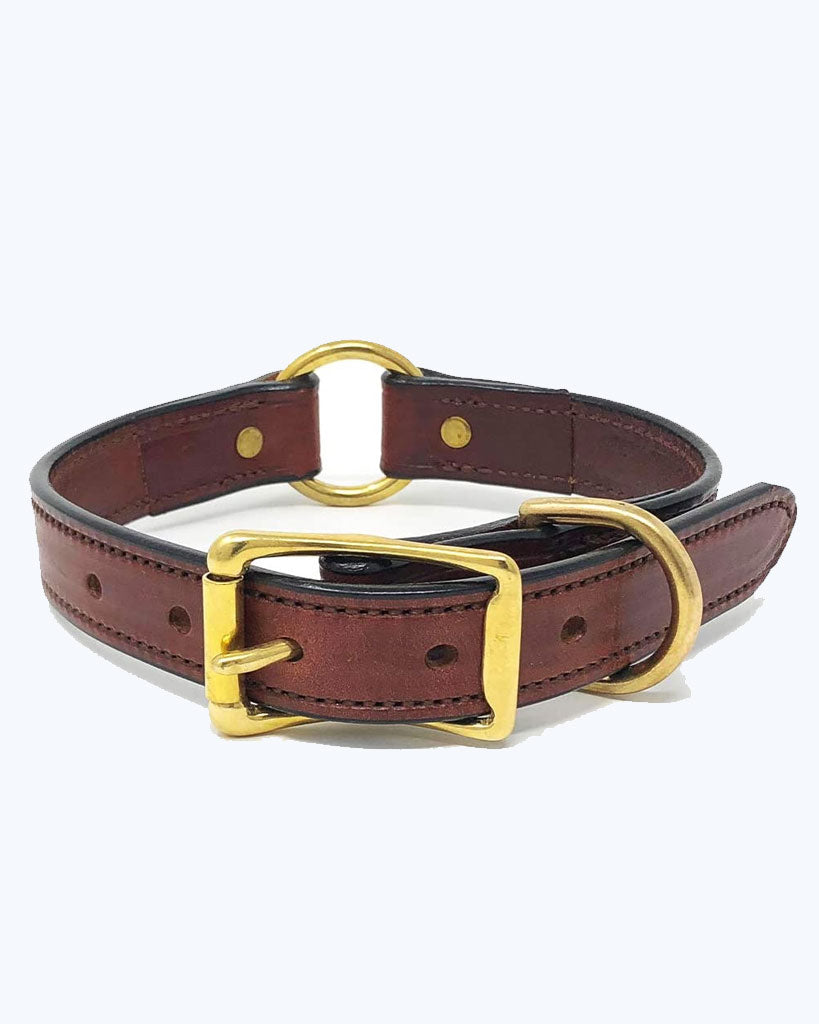 Mahogany - Premium Leather Center Ring