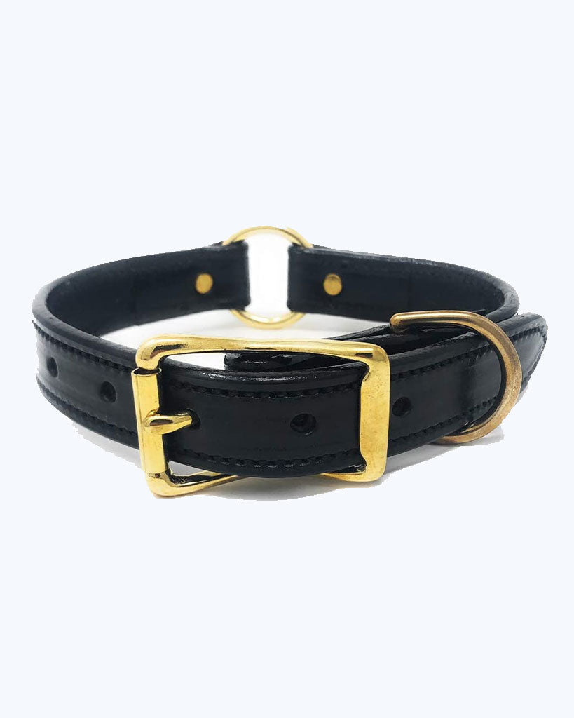 Black - Premium Leather Center Ring