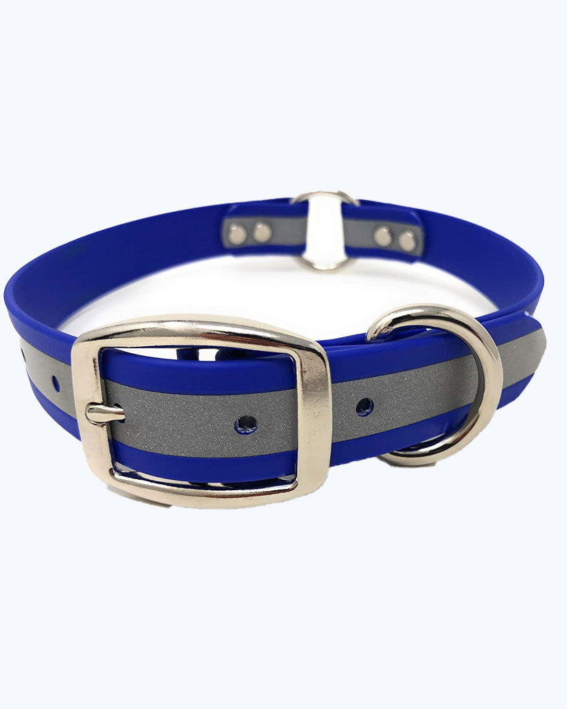 Blue - Reflective Center Ring Collar
