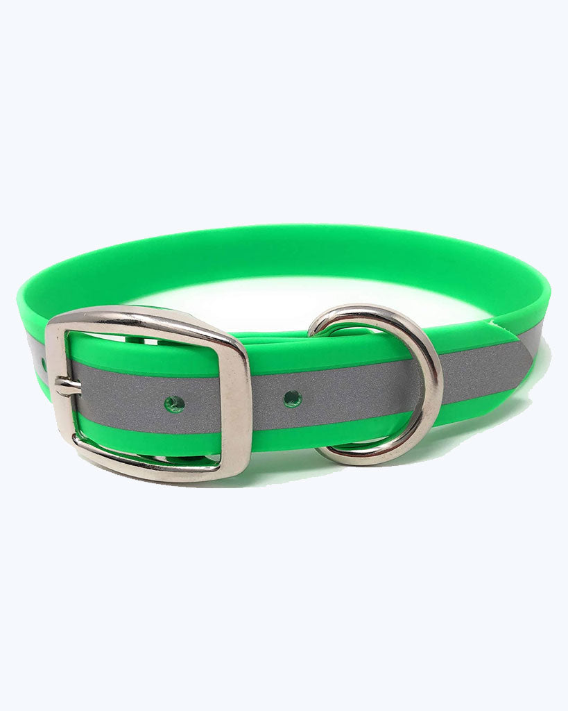 Lime Green - Reflective Standard Collar