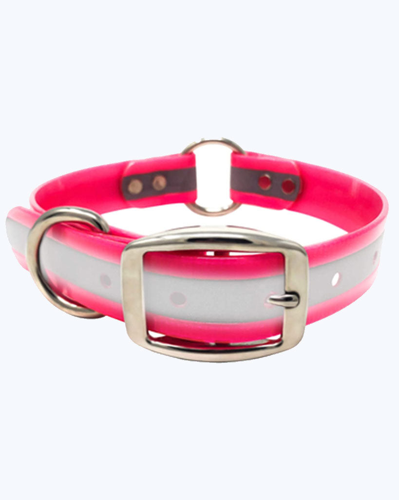 Pink - Reflective Center Ring Collar