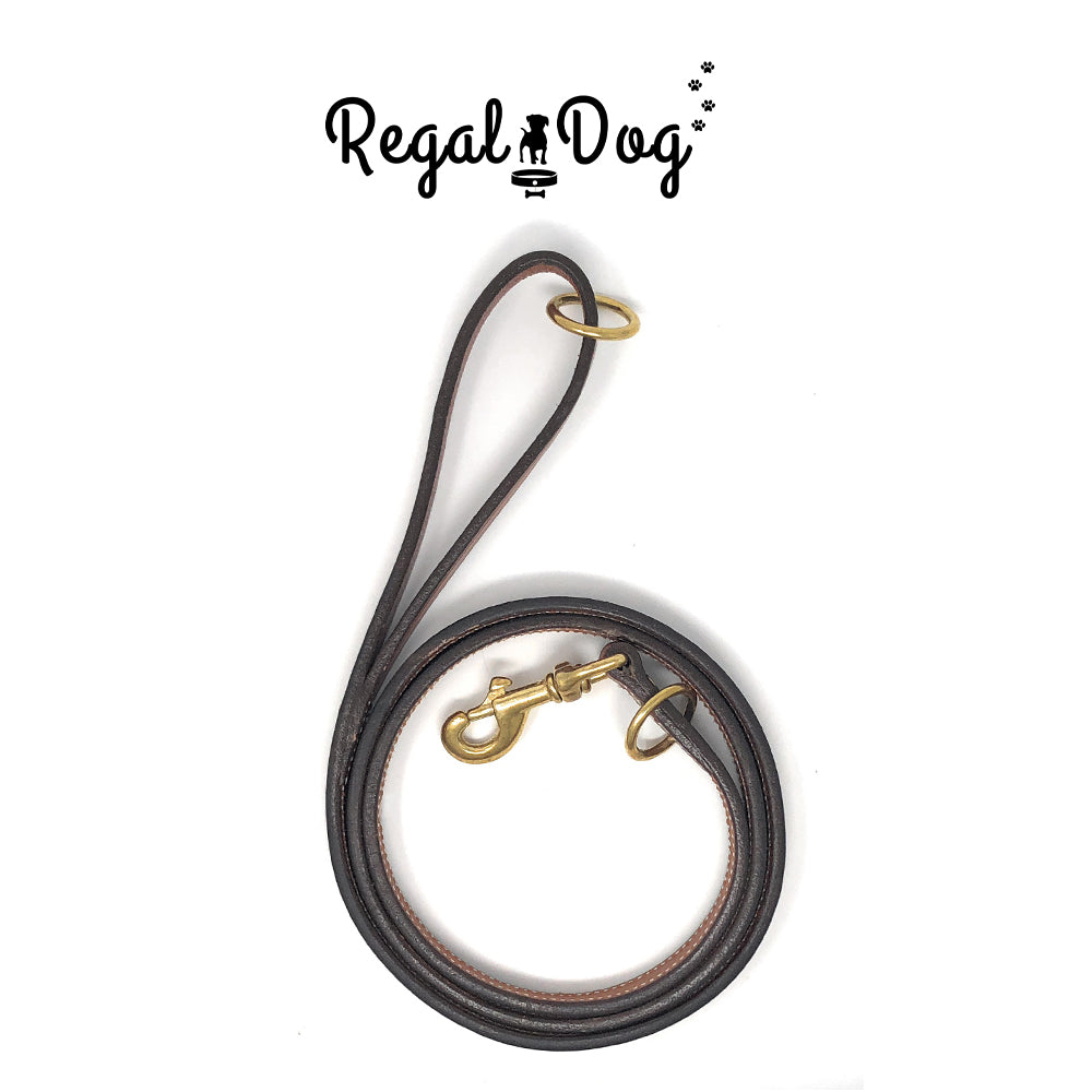 Brown Leather Dog Leash