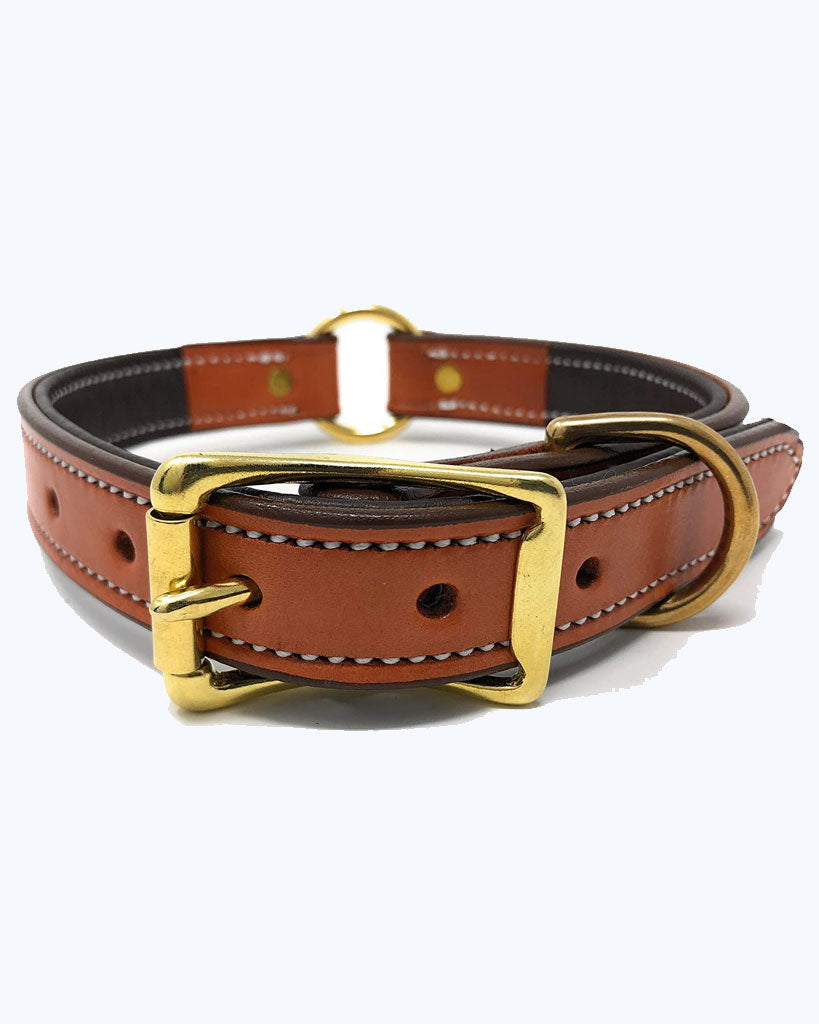 Natural Harness Leather w/ Burgundy Latigo Leather Liner