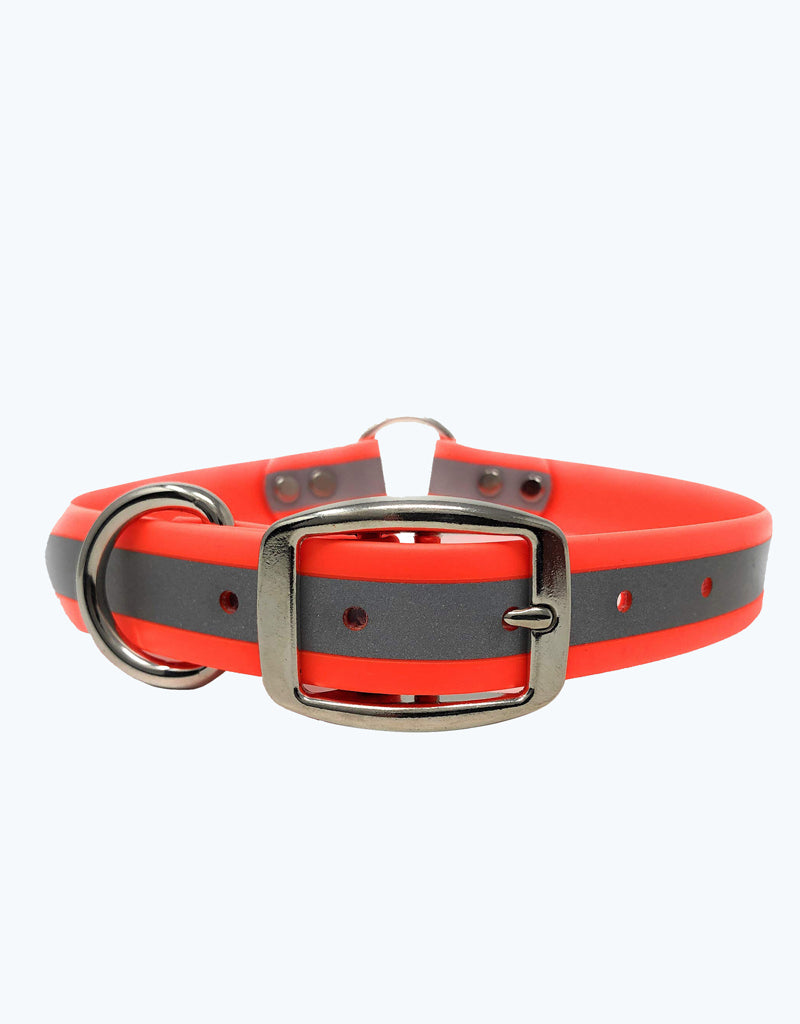 Orange - Reflective Center Ring Collar